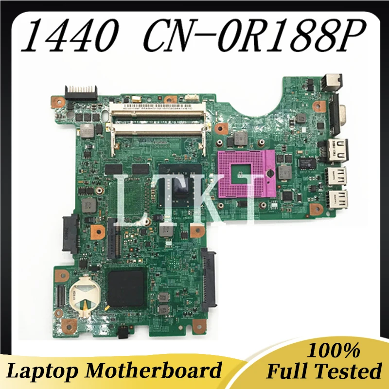 CN-0R188P 0R188P R188P Высококачественная Материнская плата Для DELL Inspiron 1440 I1440 HD4330 Материнская плата ноутбука GM45 DDR2 100% Полностью Протестирована