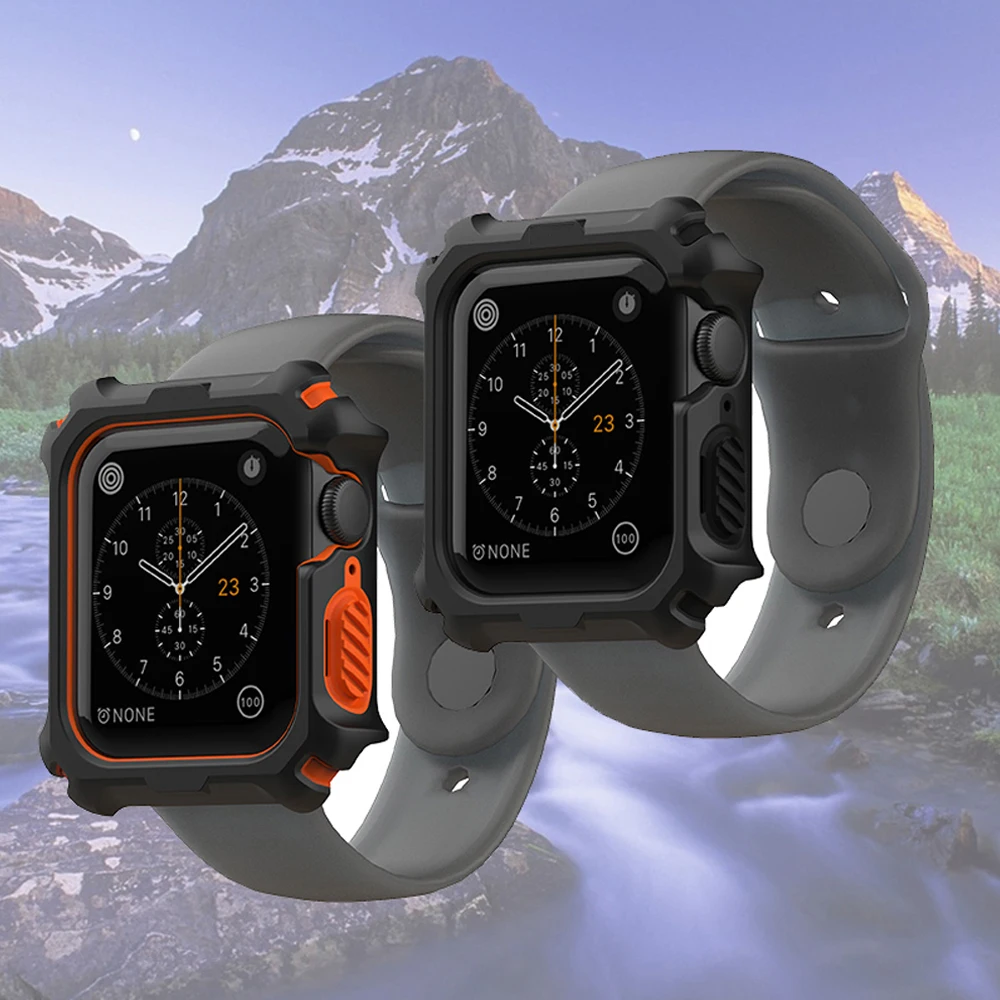 Защитный чехол для Apple Watch Band 44 мм 42 мм браслет correa Аксессуары для Apple watch iWatch Series 6 SE 5 4 3