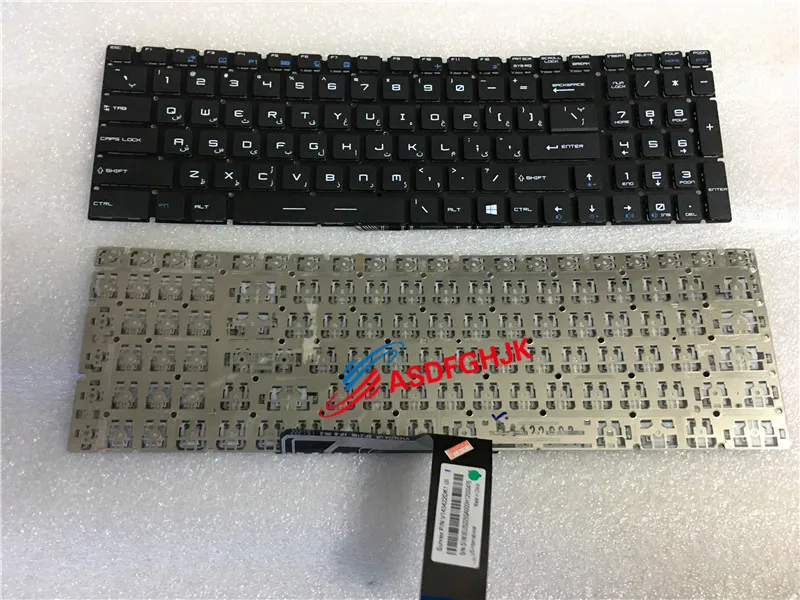 Используется оригинальный V143422DK1 для MSI PE60 PE70 PX60 GP62 GP72 GE62 GE72 Тест клавиатуры в порядке