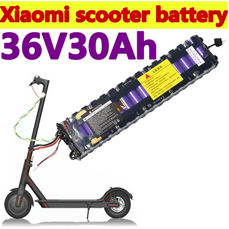 Литиевая батарея 36V 30AH 18650 10S3P 250W ~ 600W для электрического скутера Xiaomi Mijia m365