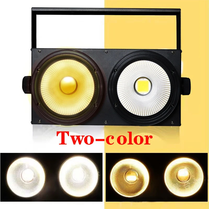 Новый Cob 2 Eyes 220W Par Stage Lights LED DMX512 Party Show Соответствующий Цвету Звуковой Контроллер KTV Disco Strobe Stage Lights