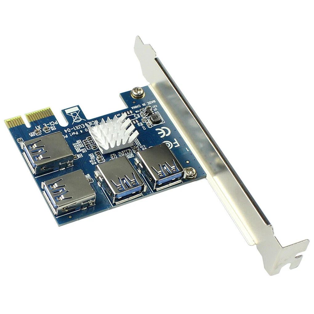 Плата PCI-E 1-4 PCI-E Express USB-адаптер, аксессуары для электроники