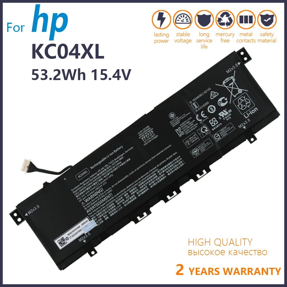 Подлинный аккумулятор для ноутбука KC04XL HP Envy 13-AH0001NW AH0003NE AH1507SA TPN-W136 W133 W141 L08544-2B1 1C1 HSTNN-DB8P L08496-85