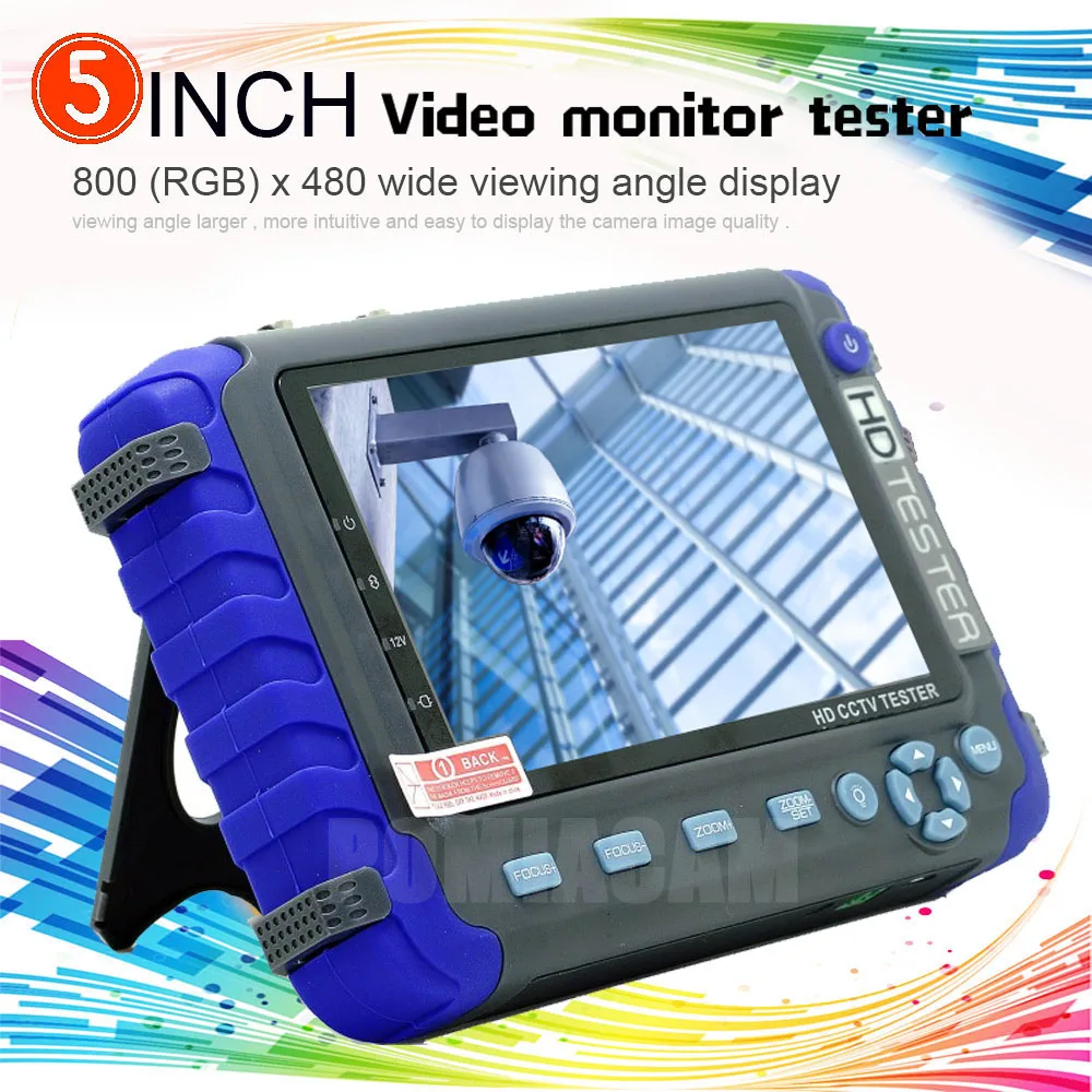 Многофункциональный Тестер видеонаблюдения Монитор Тестер Камеры Безопасности IV8C 5 